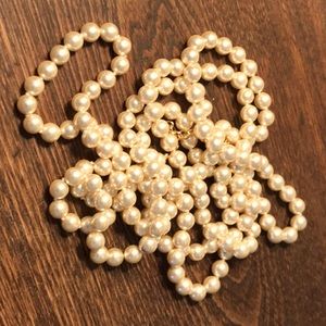 Joan Rivers 80” Faux Pearl Necklace